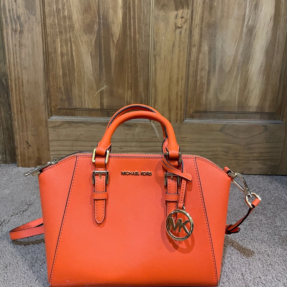 Orange Mini MK bag